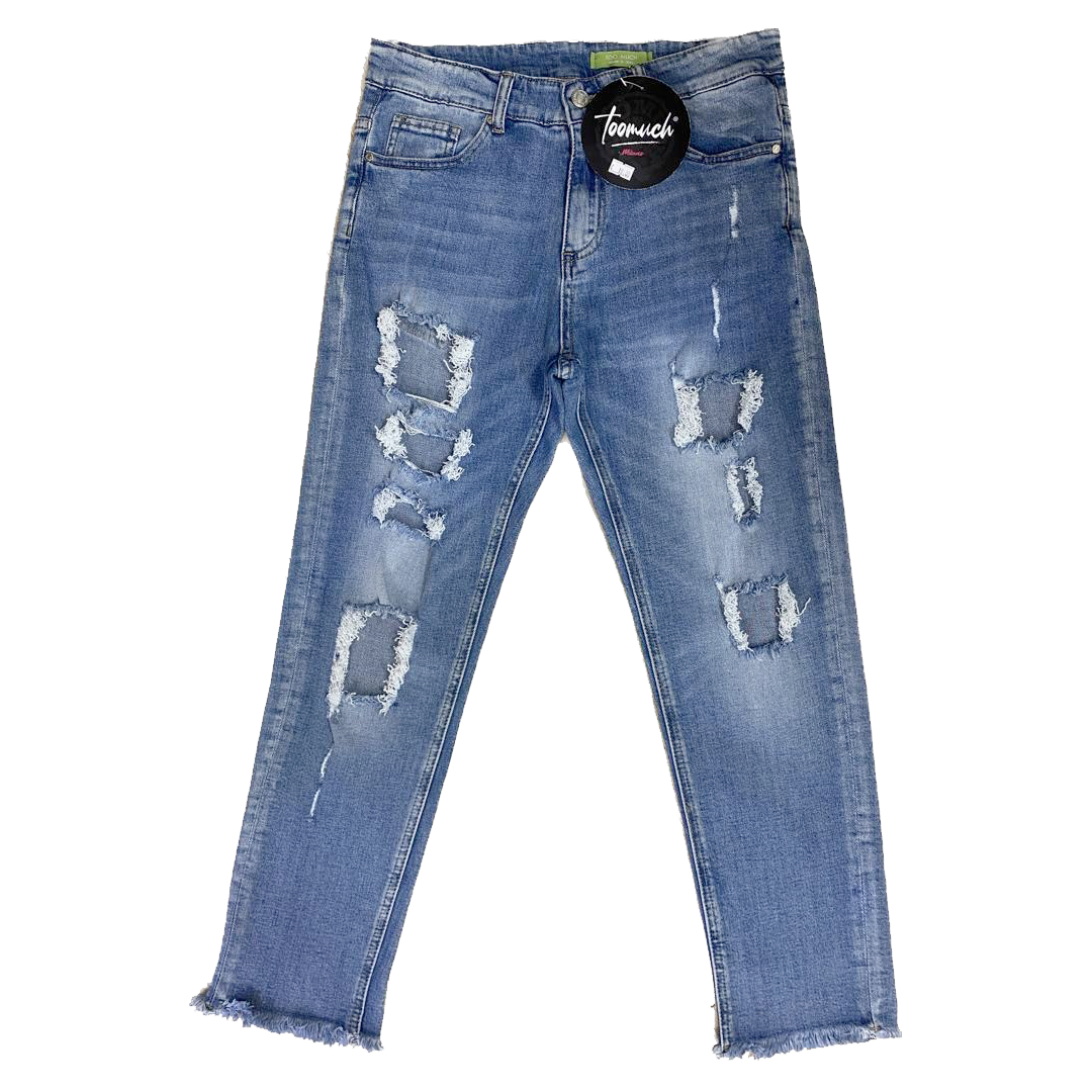 Jeans Dual Ripped Men by TOO-MUCH