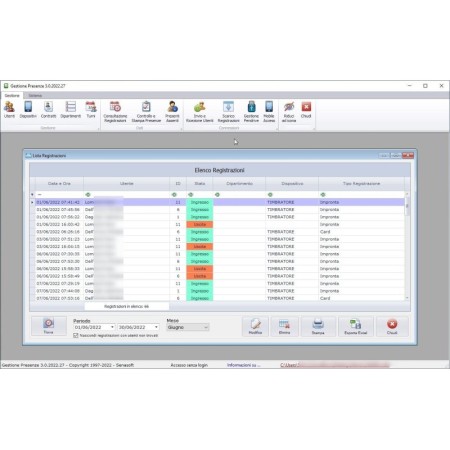 Software Scarico e Gestione